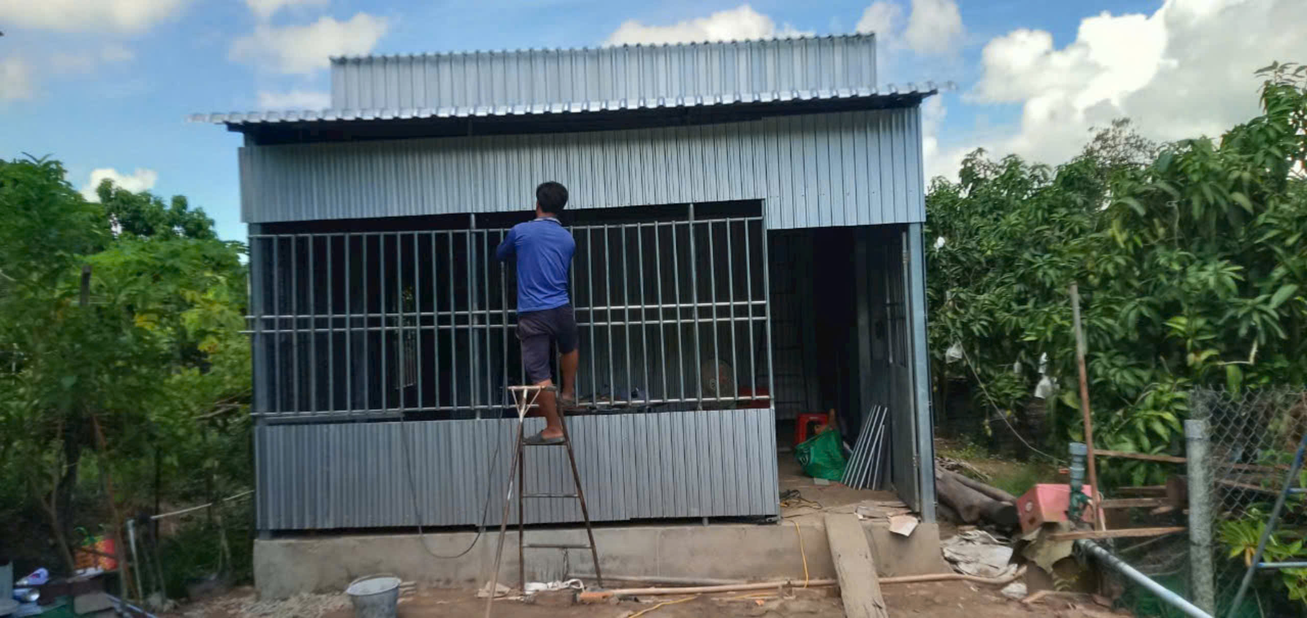 Ban Trị sự PGHH xã Mỹ Hiệp hỗ trợ nhà đại đoàn kết 