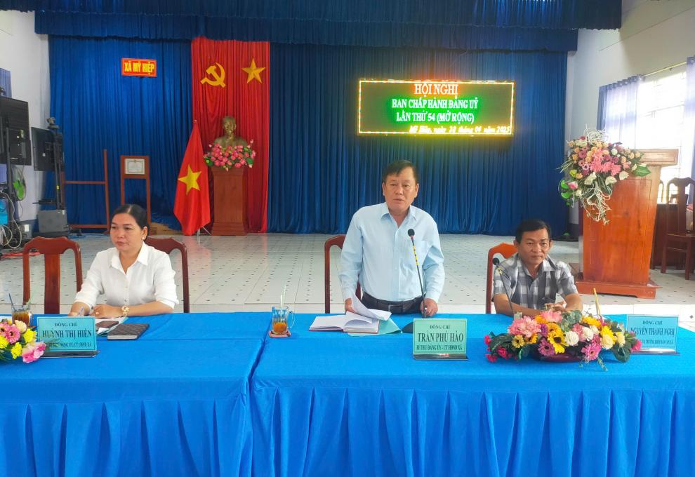 Mỹ Hiệp họp Ban chấp hành tháng 04/2025