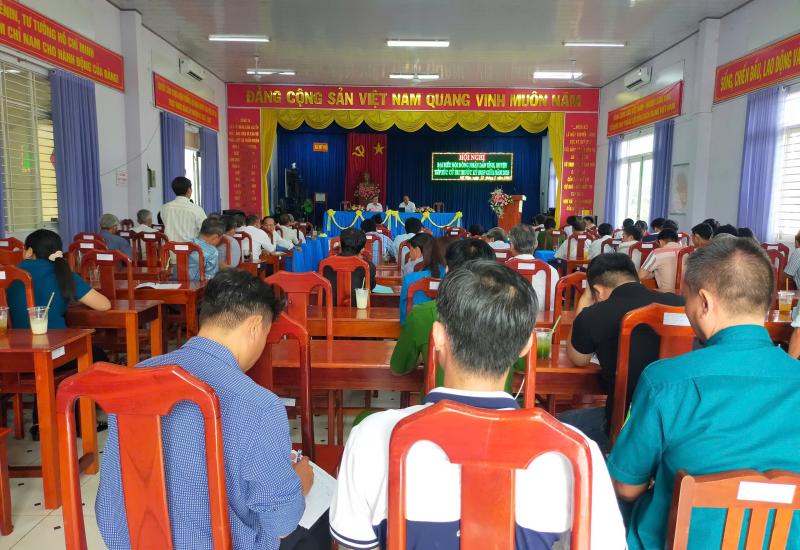 Đại biểu HĐND 3 cấp tiếp xúc 80 cử tri xã Mỹ Hiệp, Tấn Mỹ 
